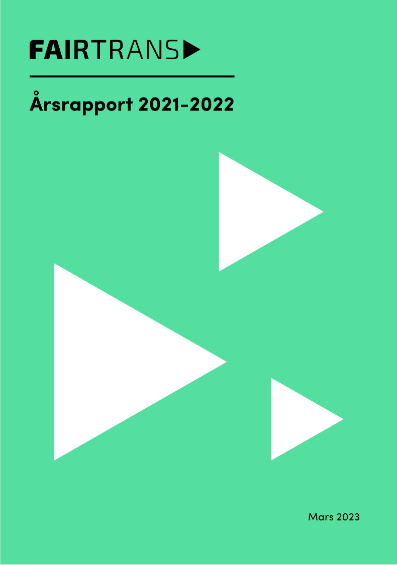 Fairtrans årsrapport 2021 2022 bild